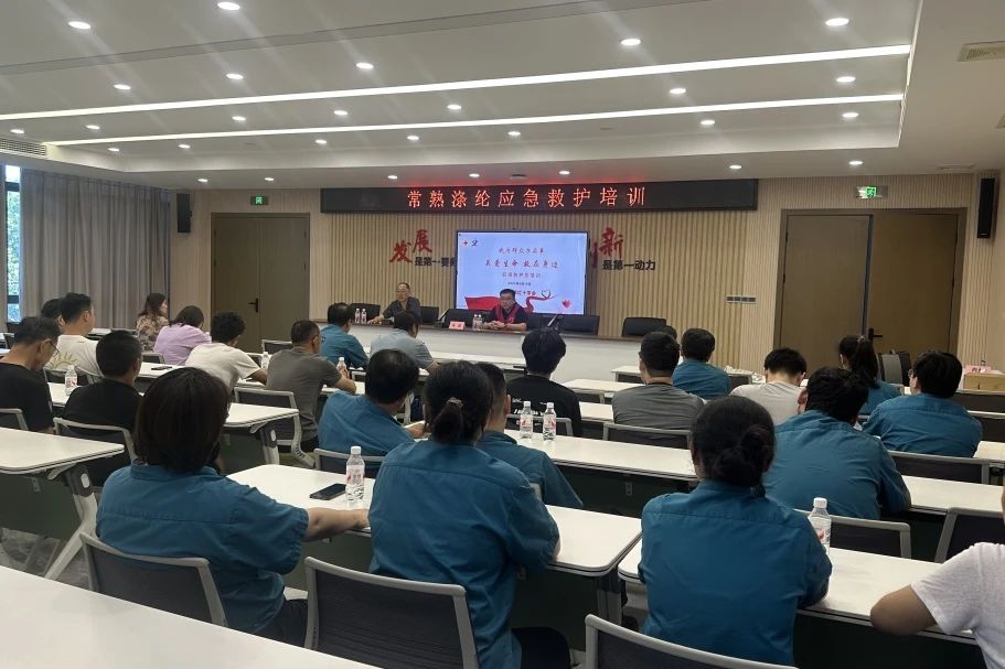 常熟ポリエステルは若手救急救命士の訓練を実施